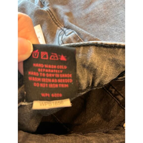 Rock & Roll Denim Bargain Button Bell Jeans Stretch Women 27x30  Cowgirl Western - Picture 11 of 11